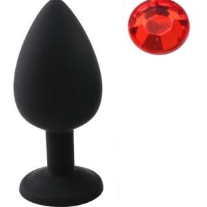 black-red-silicone-buttplug