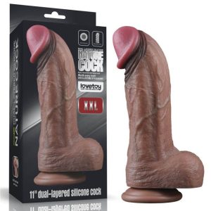 dildo-cu-ventuza-din-silicon-cu-doua-straturi-11-dual-layered-silicone5787