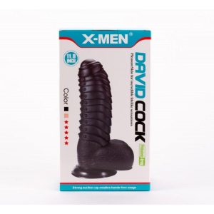 dildo-negru-suprafata-stimulatoare-cu-testicule-si-ventuza-x-men-david5789