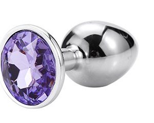 light-purple-metallic0analplug