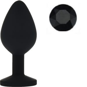 medium-black-silicone-plug