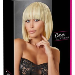 peruca-cu-par-blond-scurt-tuns-bob-wig-bob-blonde-28-cm7694