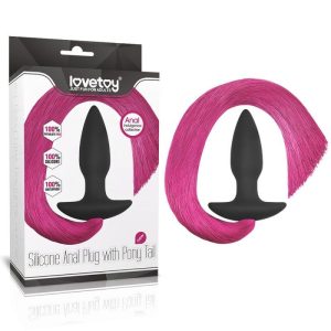 silicone-anal-plug-with-pony-tail-red-10-8cm-33cm6313